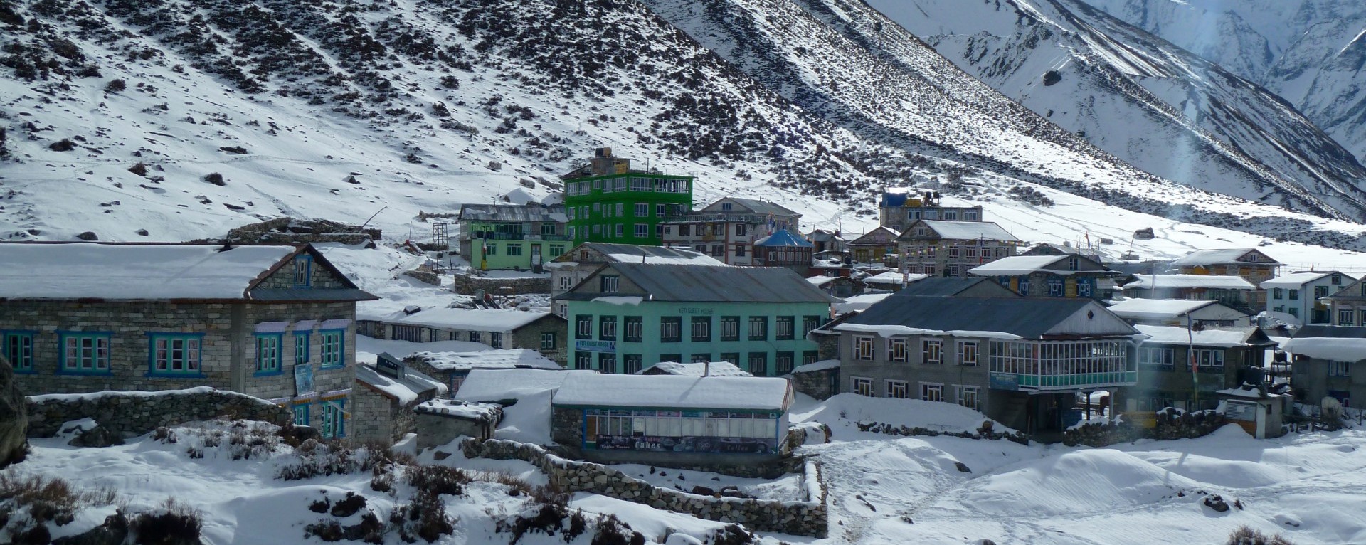 Kyangjin Gompa village of Langtang, Nepal 